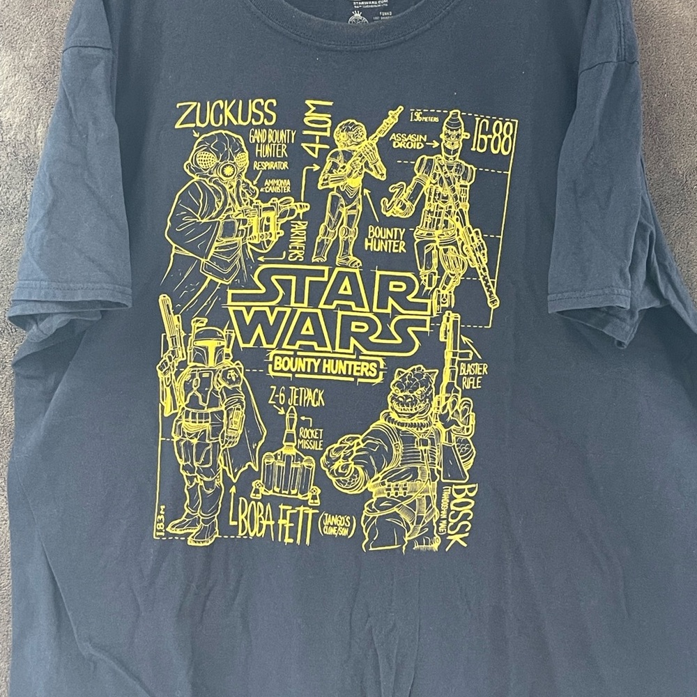 Funko Navy and Yellow Star Wars Short Sleeve Tee